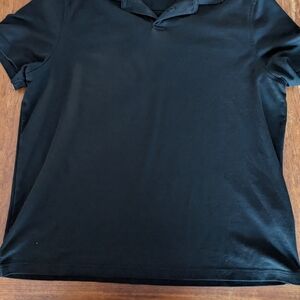 Tasso Elba Black Polo Shirt
